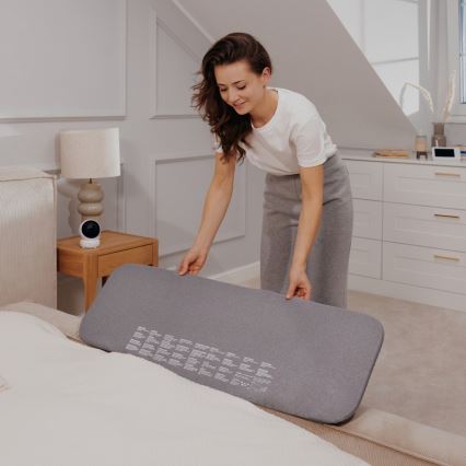 Lionelo - Barrière de sécurité pour lit LORA gris foncé
