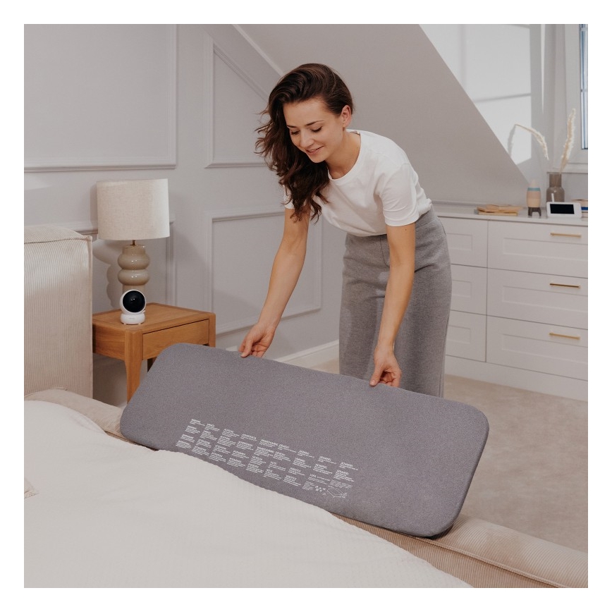 Lionelo - Barrière de sécurité pour lit LORA gris foncé