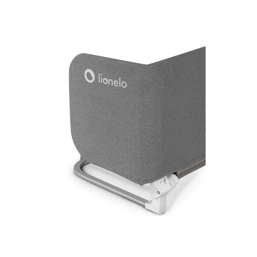 Lionelo - Barrière de sécurité pour lit LORA gris foncé