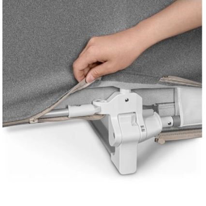 Lionelo - Barrière de sécurité pour lit LORA gris foncé