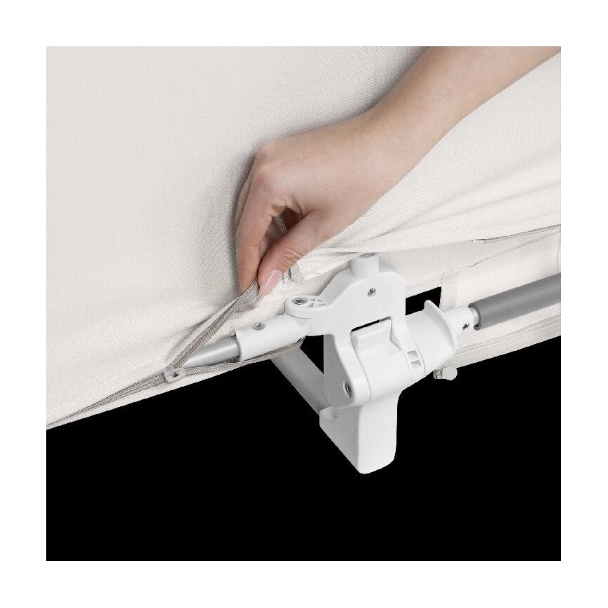 Lionelo - Barrière de sécurité pour lit LORA gris