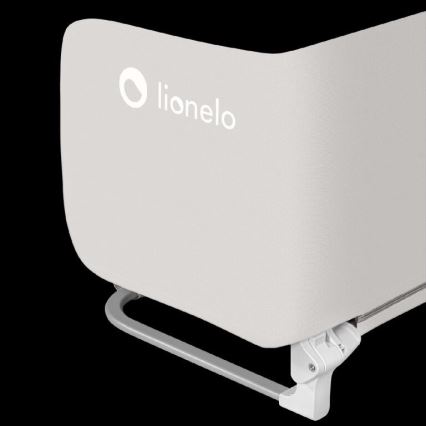 Lionelo - Barrière de sécurité pour lit LORA gris