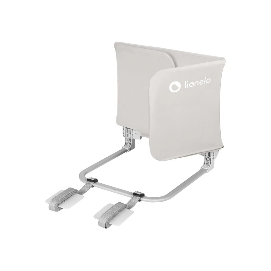 Lionelo - Barrière de sécurité pour lit LORA grise