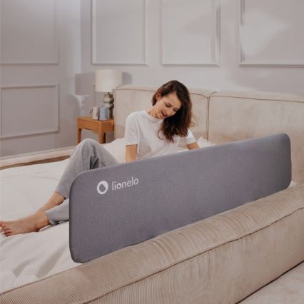 Lionelo - Barrière de sécurité pour lit LORA XL gris foncé