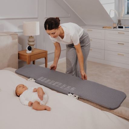 Lionelo - Barrière de sécurité pour lit LORA XL gris foncé
