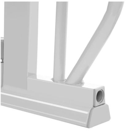 Lionelo - Beveiligingsbarrière TRUUS SLIM LED grijs
