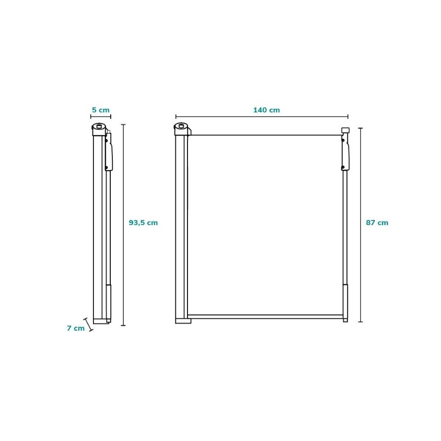 Lionelo - Beveiligingsbarrière TULIA zwart