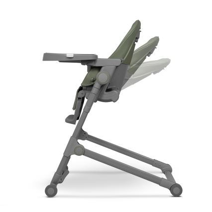 Lionelo - Chaise de repas 2 en 1 pour enfant CORA PLUS Vert olive