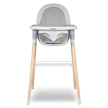 Lionelo - Chaise de repas 2 en 1 pour enfant MONA Stone