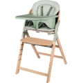 Lionelo - Chaise de repas 3 en 1 pour enfant MEGAN Bois Vert