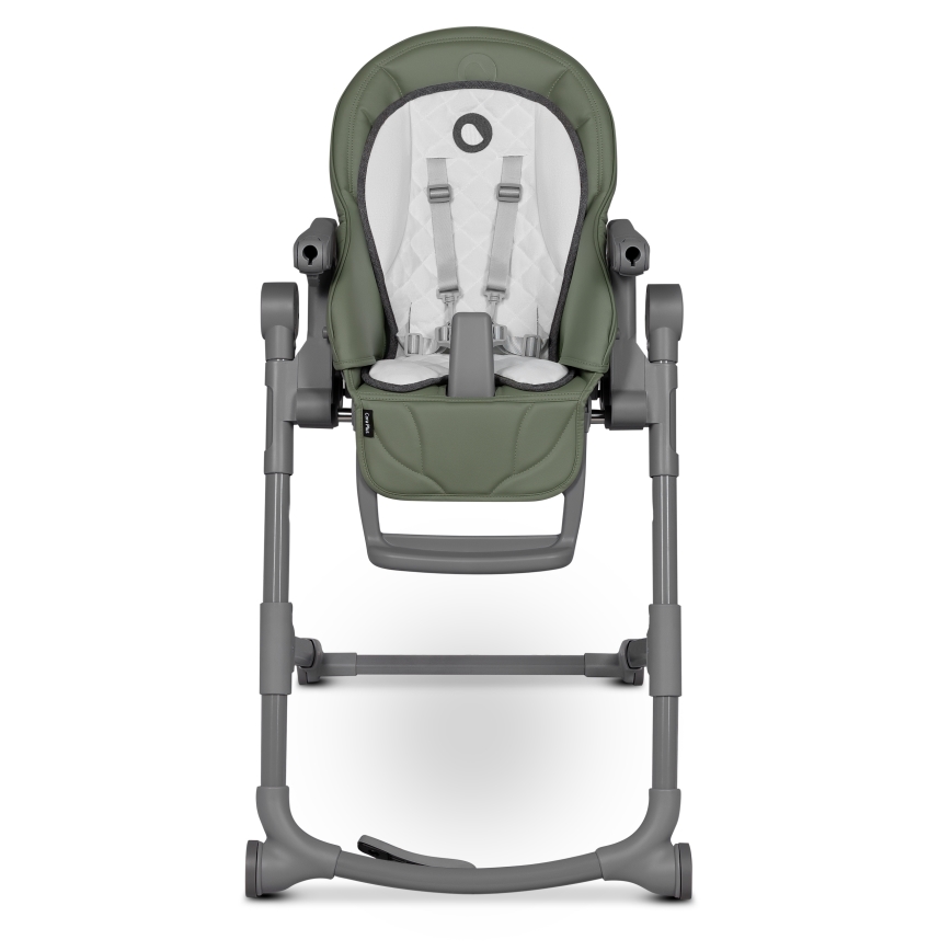 Lionelo - Chaise de repas pour enfant CORA PLUS Vert olive