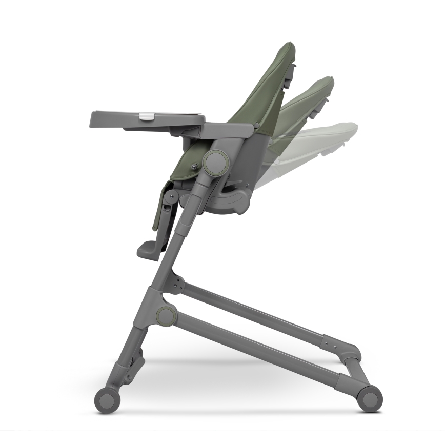 Lionelo - Chaise de repas pour enfant CORA PLUS Vert olive
