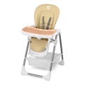 Lionelo - Chaise de repas pour enfant LINN PLUS blanche/beige