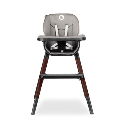 Lionelo - Chaise de repas pour enfant MONA Black Onyx