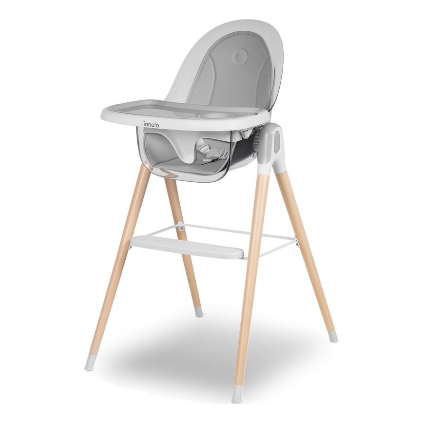 Lionelo - Chaise de repas pour enfant MONA Stone