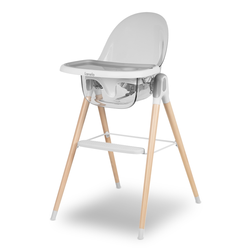 Lionelo - Chaise de repas pour enfant MONA Stone