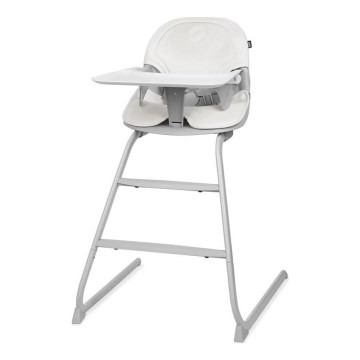 Lionelo - Chaise haute 2 en 1 pour enfant DALIA blanche/grise