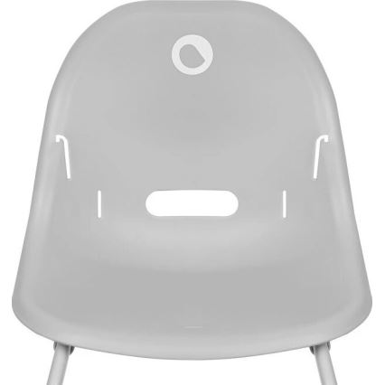 Lionelo - Chaise haute 2 en 1 pour enfant DALIA blanche/grise