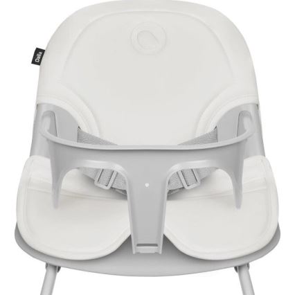 Lionelo - Chaise haute 2 en 1 pour enfant DALIA blanche/grise