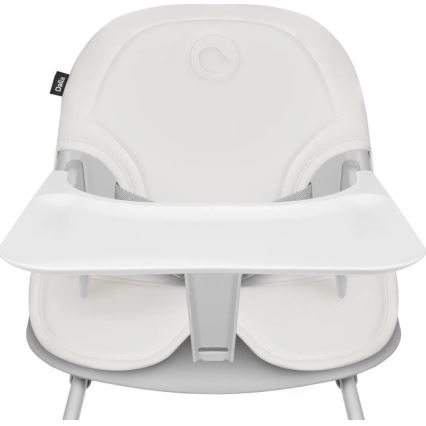 Lionelo - Chaise haute 2 en 1 pour enfant DALIA blanche/grise