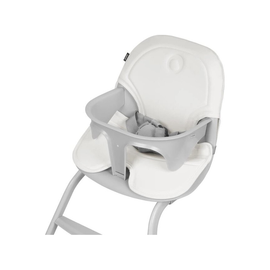Lionelo - Chaise haute 2 en 1 pour enfant DALIA blanche/grise