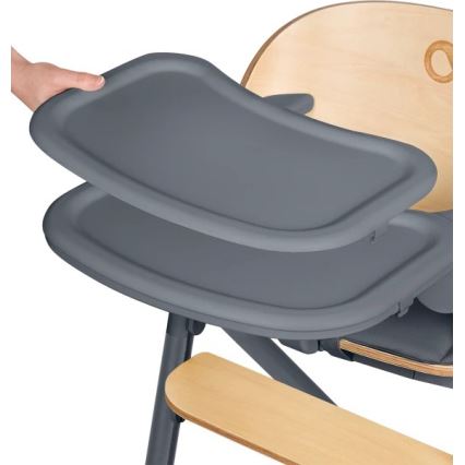 Lionelo - Chaise haute 3 en 1 CELIA Bois gris