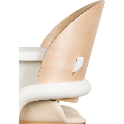 Lionelo - Chaise haute 3 en 1 pour enfant CELIA Blanc / bois naturel