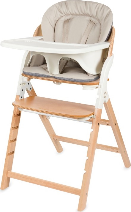 Lionelo - Chaise haute 3 en 1 pour enfant MEGAN Bois blanc