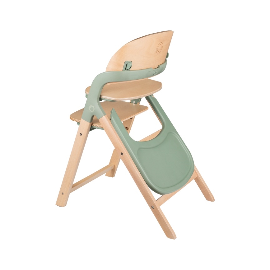Lionelo - Chaise haute 3 en 1 pour enfant MEGAN Bois Vert