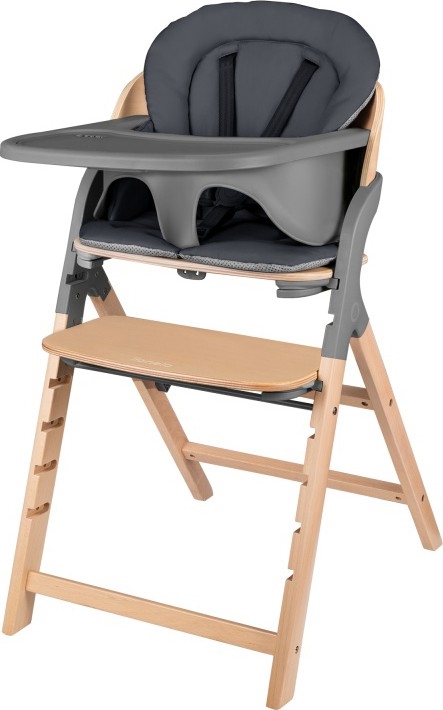 Lionelo - Chaise haute 3 en 1 pour enfant MEGAN Grey Wood