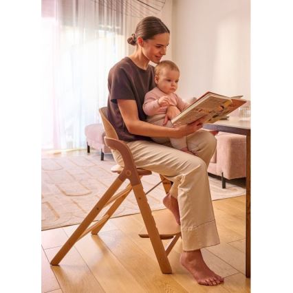 Lionelo - Chaise haute 3 en 1 pour enfant MEGAN Grey Wood