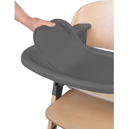 Lionelo - Chaise haute 3 en 1 pour enfant MEGAN Grey Wood