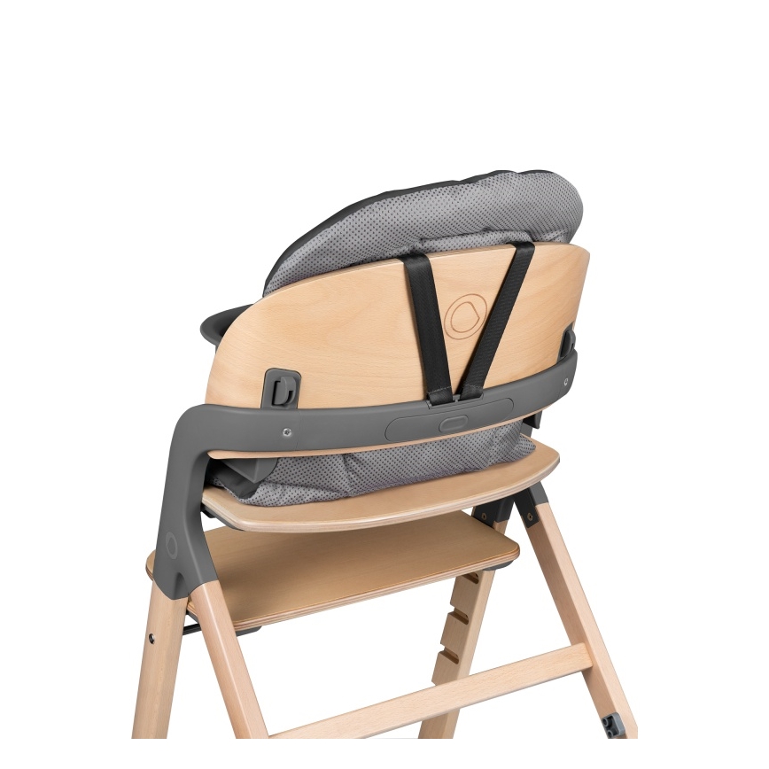Lionelo - Chaise haute 3 en 1 pour enfant MEGAN Grey Wood