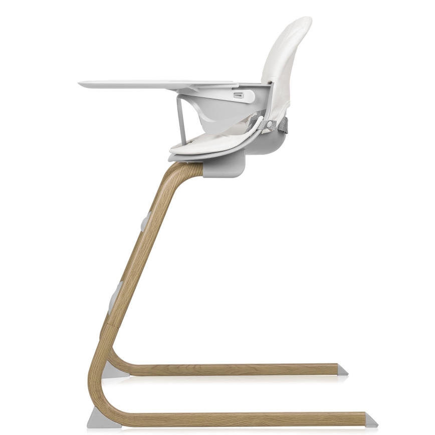 Lionelo - Chaise haute 4 en 1 pour enfant DALIA SET Gris Pierre Naturel
