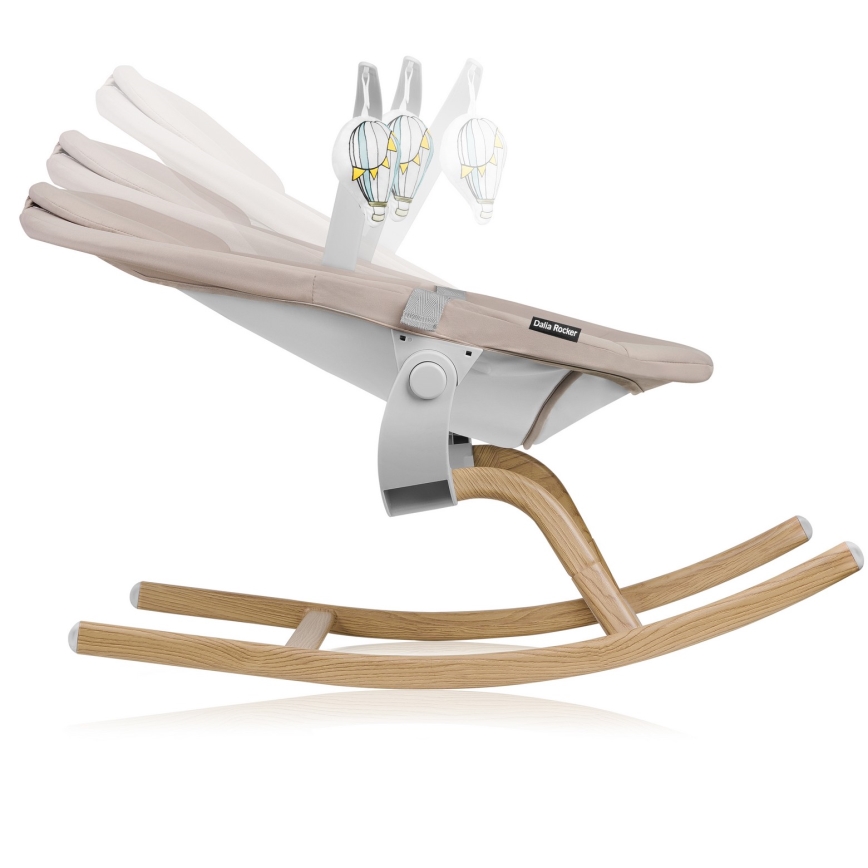 Lionelo - Chaise haute 4 en 1 pour enfant DALIA SET Gris Pierre Naturel