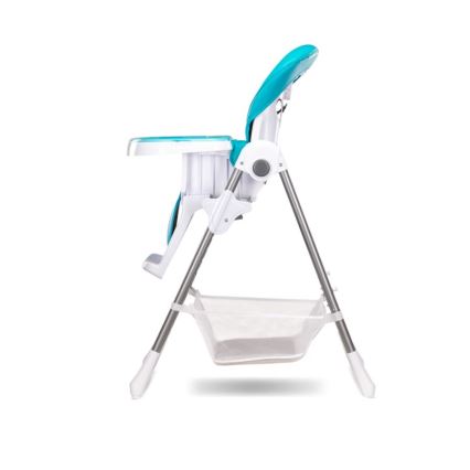 Lionelo - Chaise haute enfant LINN PLUS blanc/turquoise