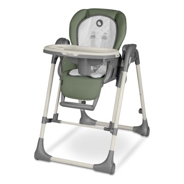 Lionelo - Chaise haute pour enfant LAURICE Vert olive