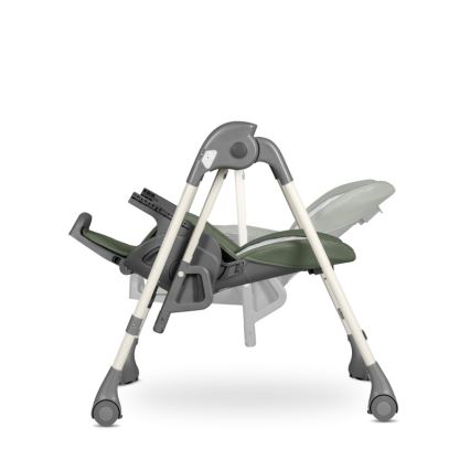 Lionelo - Chaise haute pour enfant LAURICE Vert olive