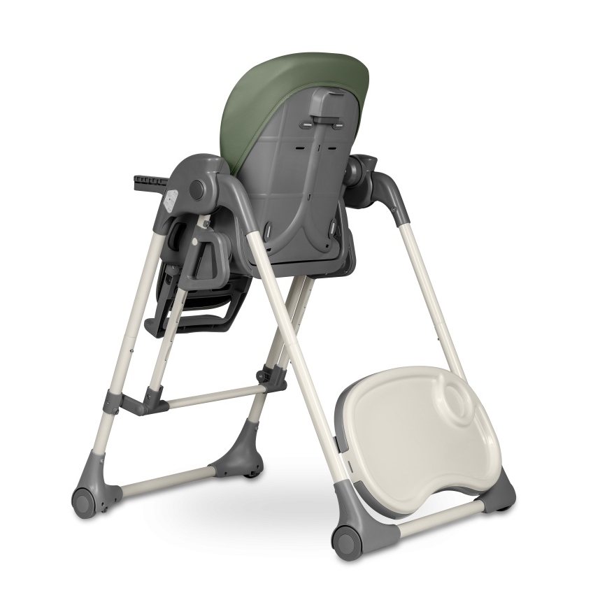 Lionelo - Chaise haute pour enfant LAURICE Vert olive