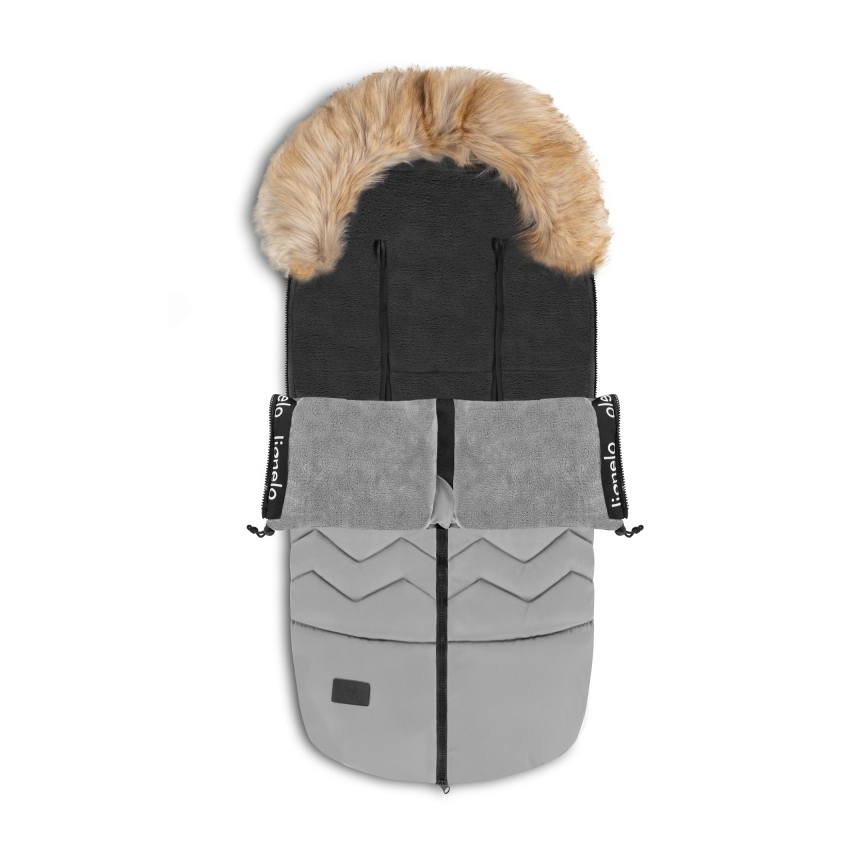 Lionelo - Chancelière pour enfant FRODE Gris colombe