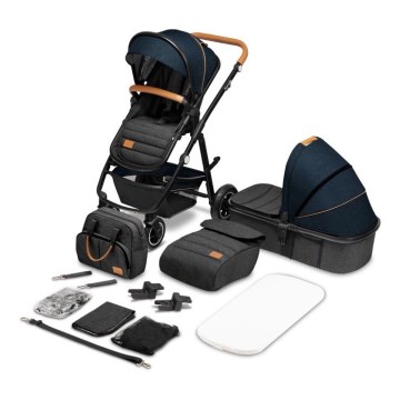 Lionelo - Combi-kinderwagen 2-in-1 AMBER Blue Navy