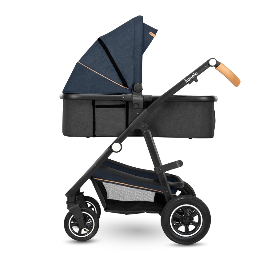 Lionelo - Combi-kinderwagen 2-in-1 AMBER Blue Navy