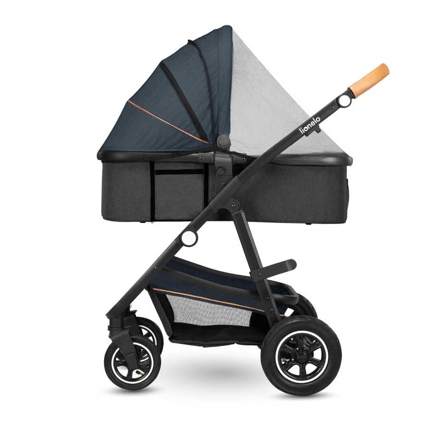 Lionelo - Combi-kinderwagen 2-in-1 AMBER Blue Navy