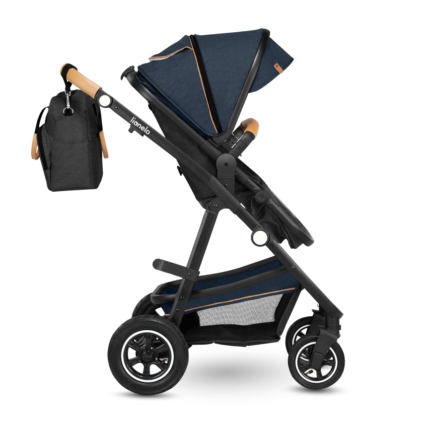 Lionelo - Combi-kinderwagen 2-in-1 AMBER Blue Navy