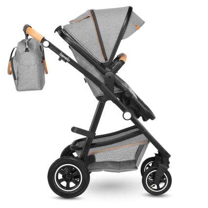 Lionelo - combi-kinderwagen 2-in-1 AMBER Grey Stone