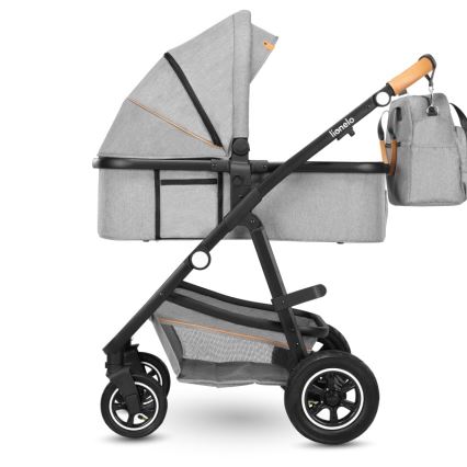 Lionelo - combi-kinderwagen 2-in-1 AMBER Grey Stone