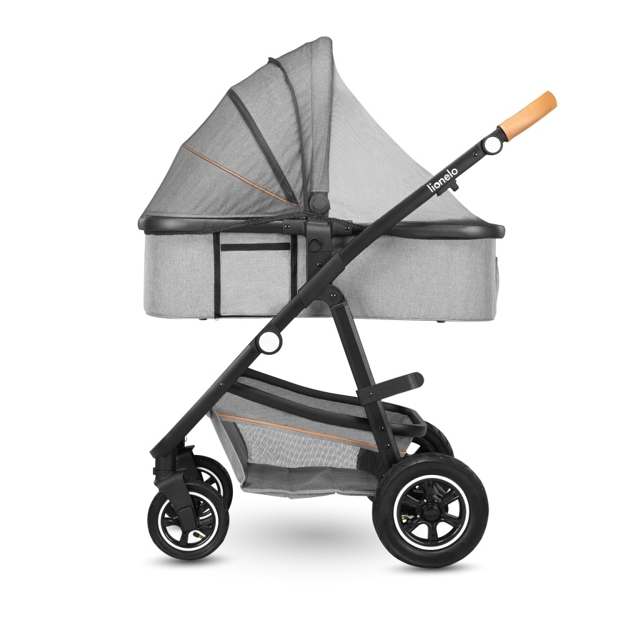 Lionelo - combi-kinderwagen 2-in-1 AMBER Grey Stone