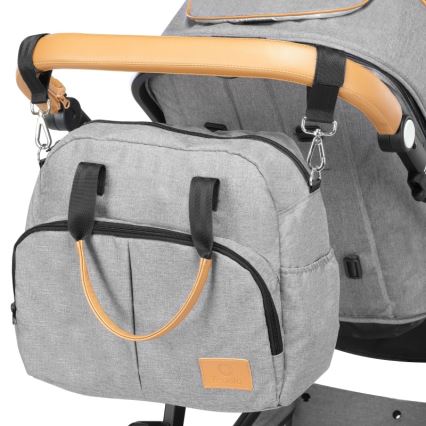 Lionelo - combi-kinderwagen 2-in-1 AMBER Grey Stone