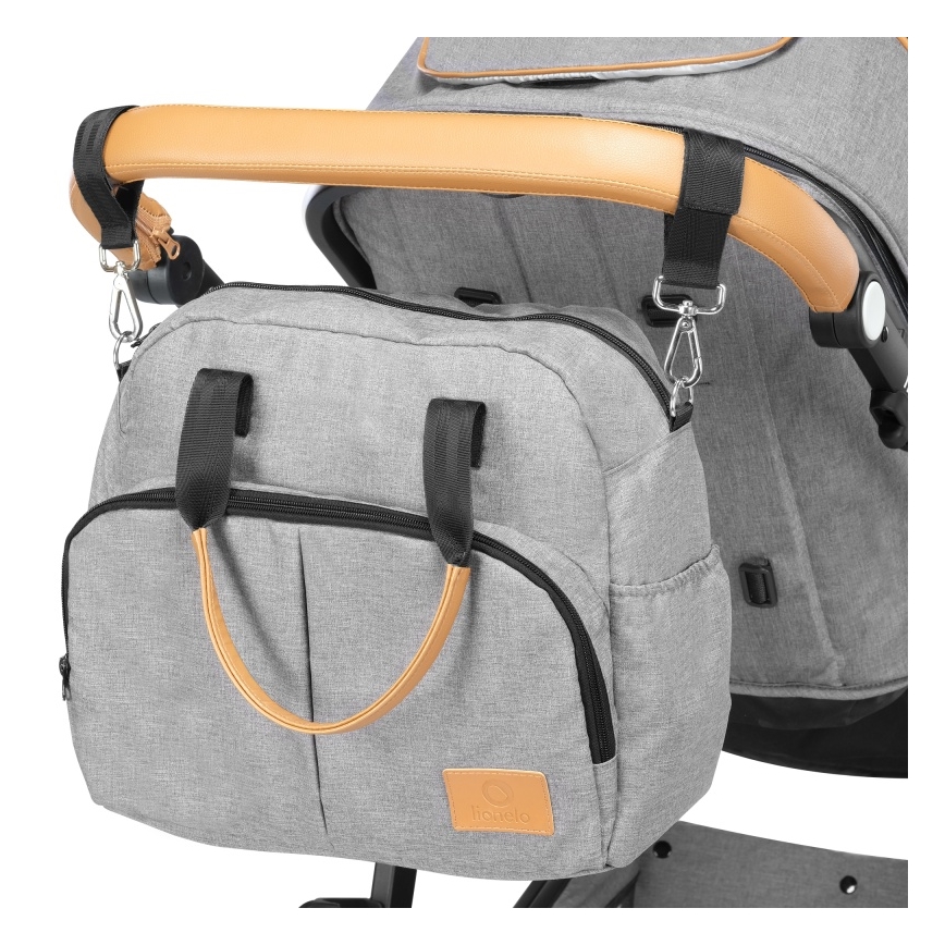 Lionelo - combi-kinderwagen 2-in-1 AMBER Grey Stone
