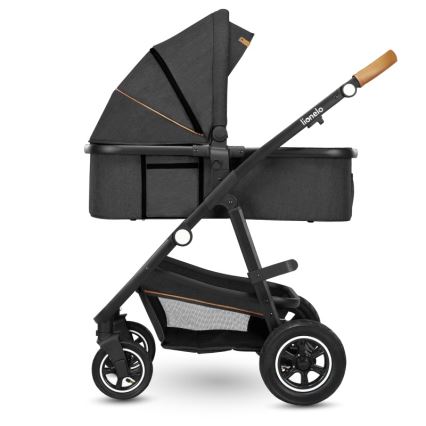 Lionelo - Combi-kinderwagen 2-in-1 AMBER Grijs Grafiet